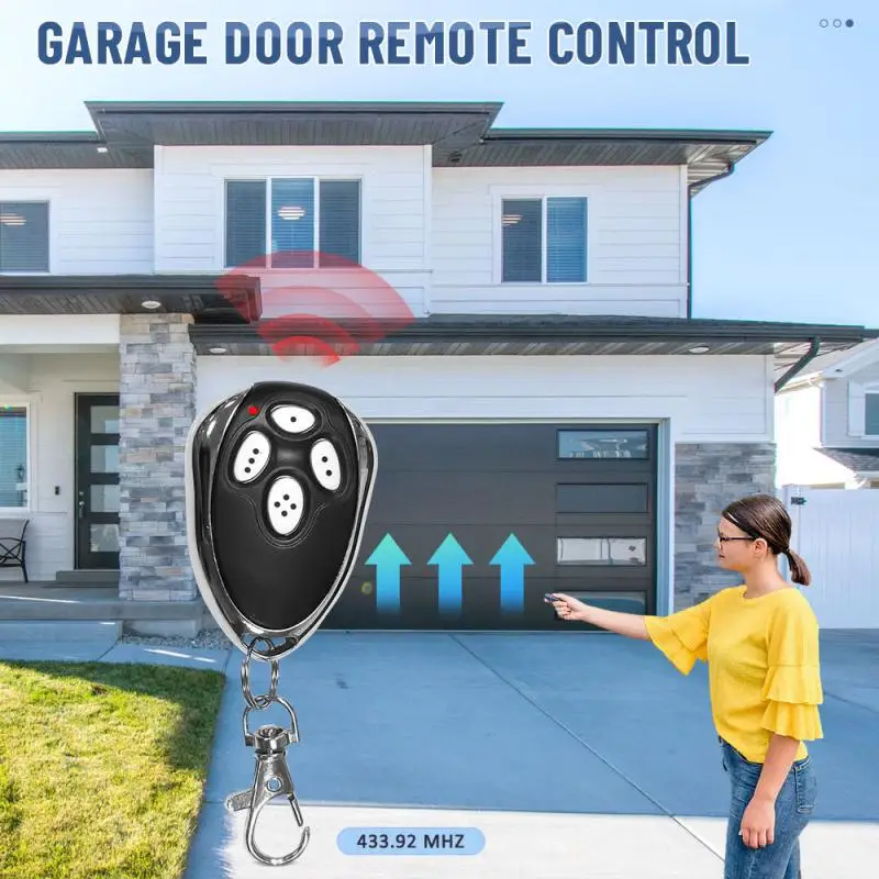 

4 Buttons Garage Door Opener Alutech AT-4 AR-1-500 ASG 600 AN-Motors AT-4 ASG1000 Remote Control 433MHz Dynamic Code
