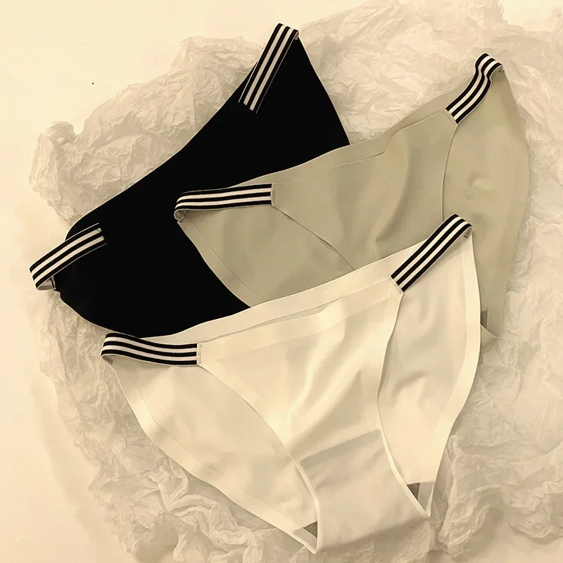 Новые сексуальные женские бесшовные трусики с низкой посадкой M-XL удобное нижнее