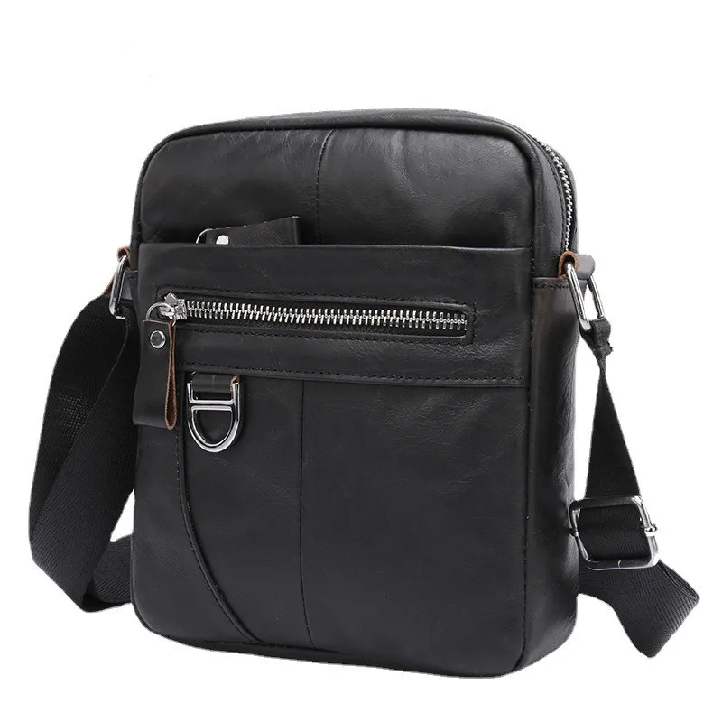 Leather Men's Shoulder Bags Messenger Bag for Men Crossbody Bags  Luxury Vintage Fashion Casual Handbag
