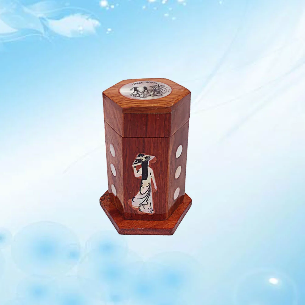 

1pc Vintage Toothpick Holder Wooden Toothpick Box Toothpick Canister Dining Table Arrangement for Restaurant Home Hotel