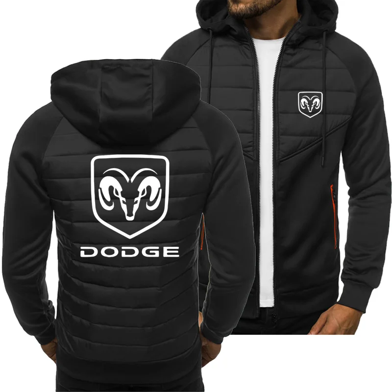 

2022 New Spring Autumn Dodge Hoodie Men's Fashion Sport Casual Sweatshirts Cardigan Zipper Long Sleeve Jacket