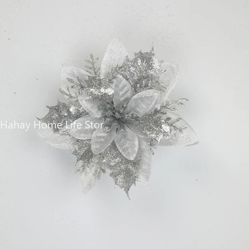 

Искусственные рождественские цветы MOONBIFFY