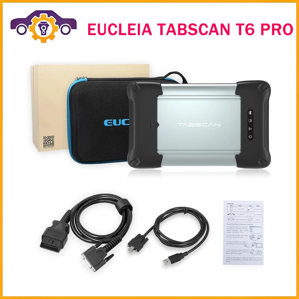 EUCLEIA TABSCAN T6 PRO CAN FD и DOIP универсальный инструмент для автоматического