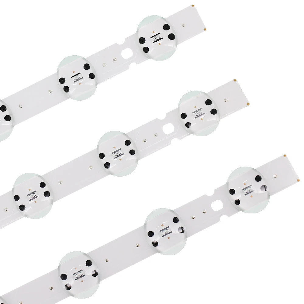 3 шт. Светодиодная лента-подсветка для LG 43UM7500PLA SSC_Y19 _ 43um75 SSC_Y19 Trident_43UM75_REV00_181029 EAV64592501 7LED 445 мм