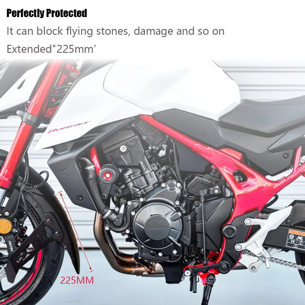 Фото Для мотоциклов Honda CB750 Hornet CB 750 HORNET 2023 2024: Аксессуары, переднее крыло из АБС-пластика, задний удлинитель/расширитель №4