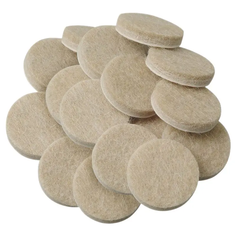 

Self-Stick Furniture Round Felt Pads For Hard Surfaces 48-Pcs