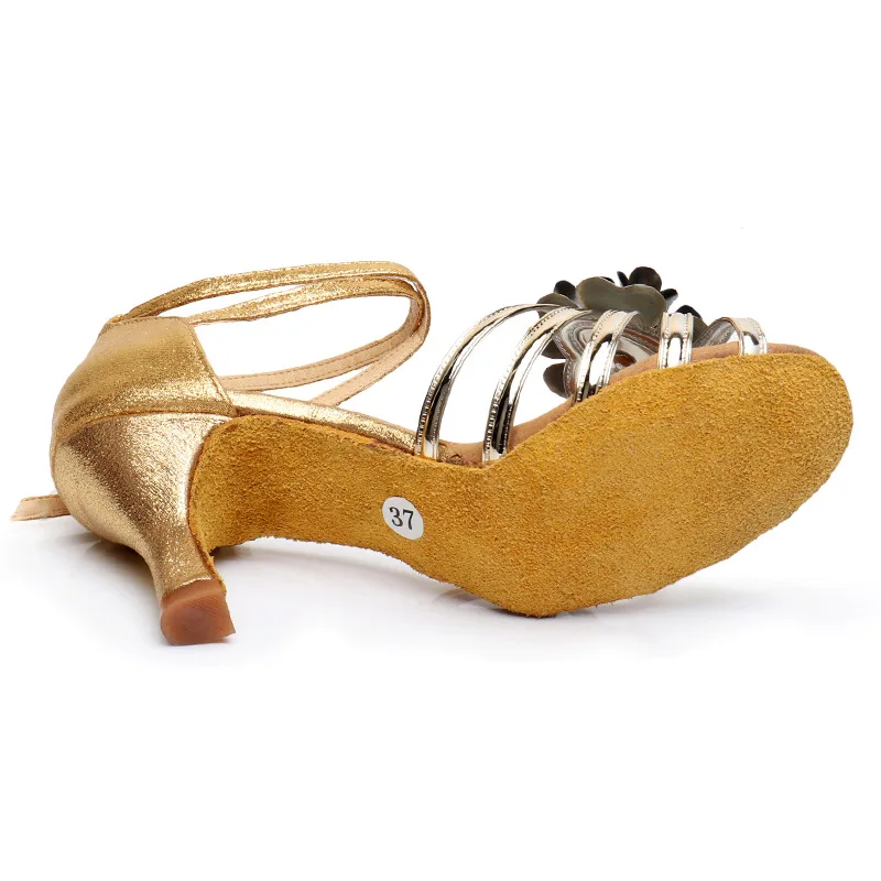 Women Dance Shoes Latin Salsa Tango Ballroom Shoes Women's Lady's Girl's Dancing Shoes High Heels Sandals Latin Dance Shoes