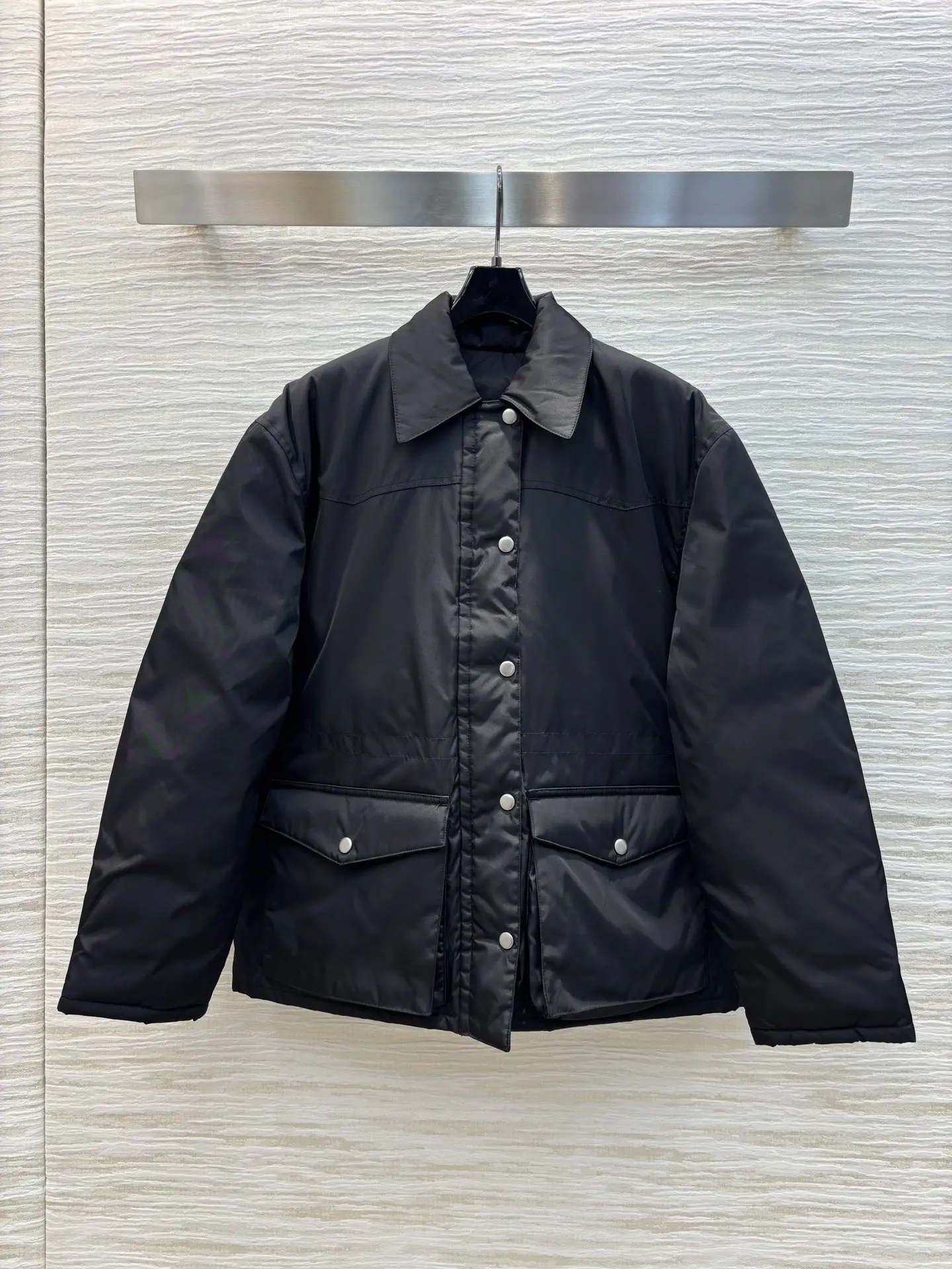 24 Осень и зима новая куртка-пуховик с лацканами на талии refuse bloated1013