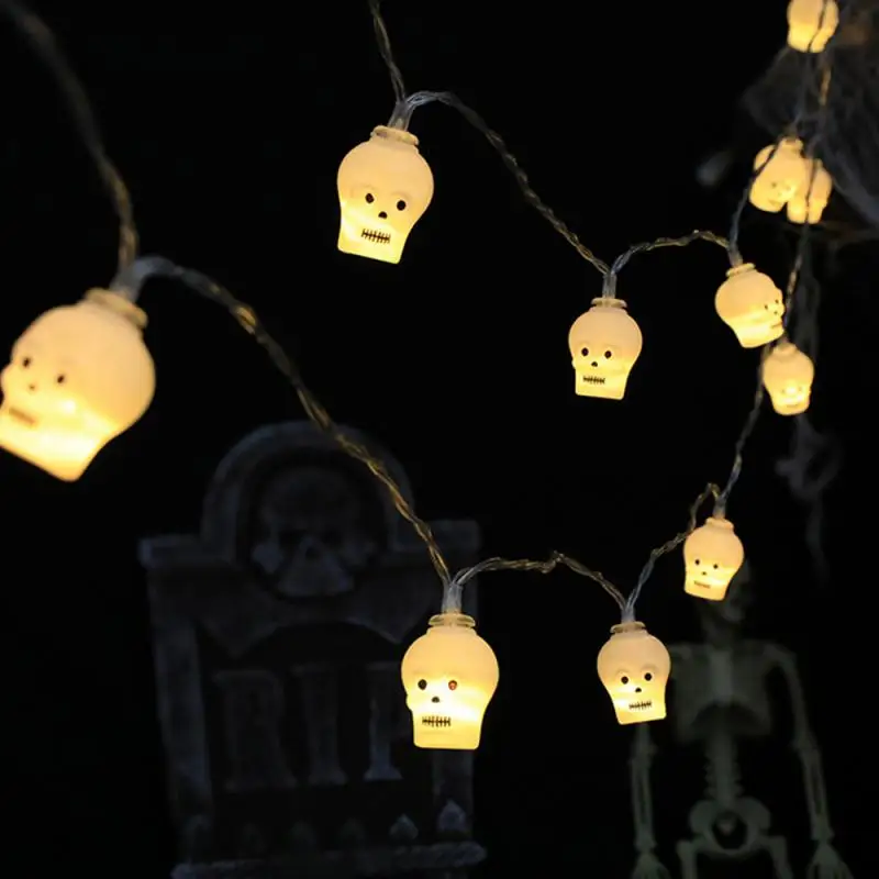 Украшение на Хэллоуин светодиодная лампа в форме тыквы черепа глазного яблока