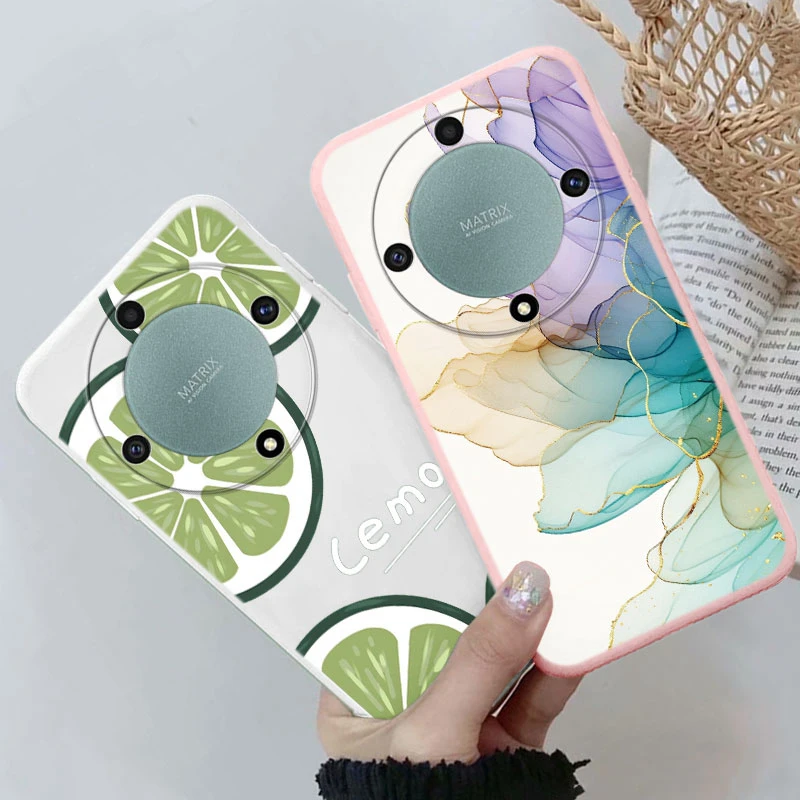 Чехол для телефона Honor X8 X6 70 Lite X9a Magic 5 X40 X8a X7a X6a X7b 90 Smart 50 Plus Play 8T 5G Art Butterfly Cartoon