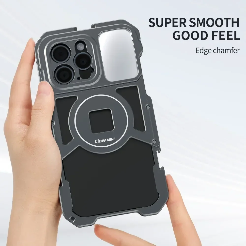 Магнитная быстросъемная клетка для телефона ручка видеооблогума iPhone15 Pro Max