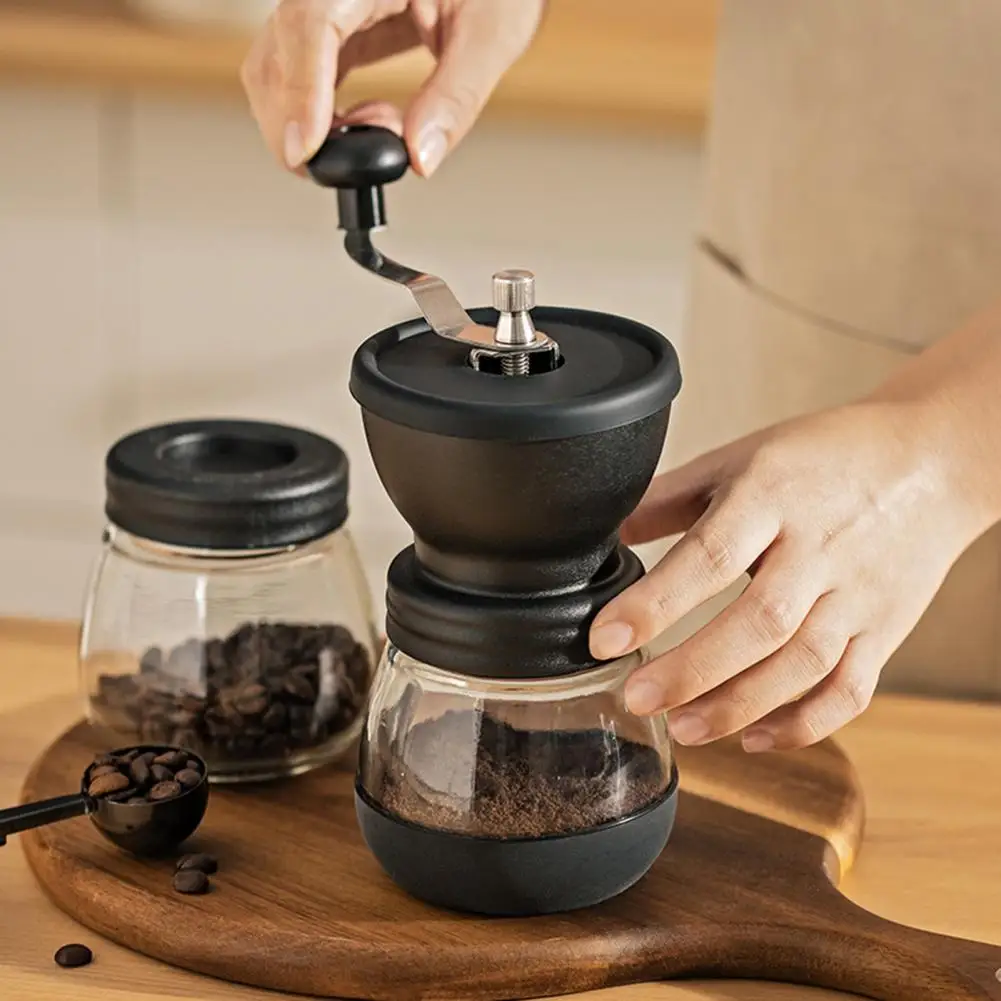 

Premium Manual Coffee Grinder With Adjustable Grind Size And Travel Jar Time-saving Coffee Grinder Home Supply Кофейная Мельница