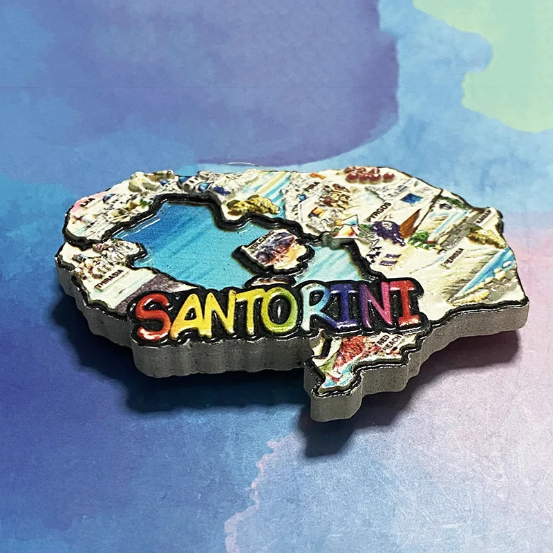 Санторини 3D магниты для холодильника туристические сувениры магнитные