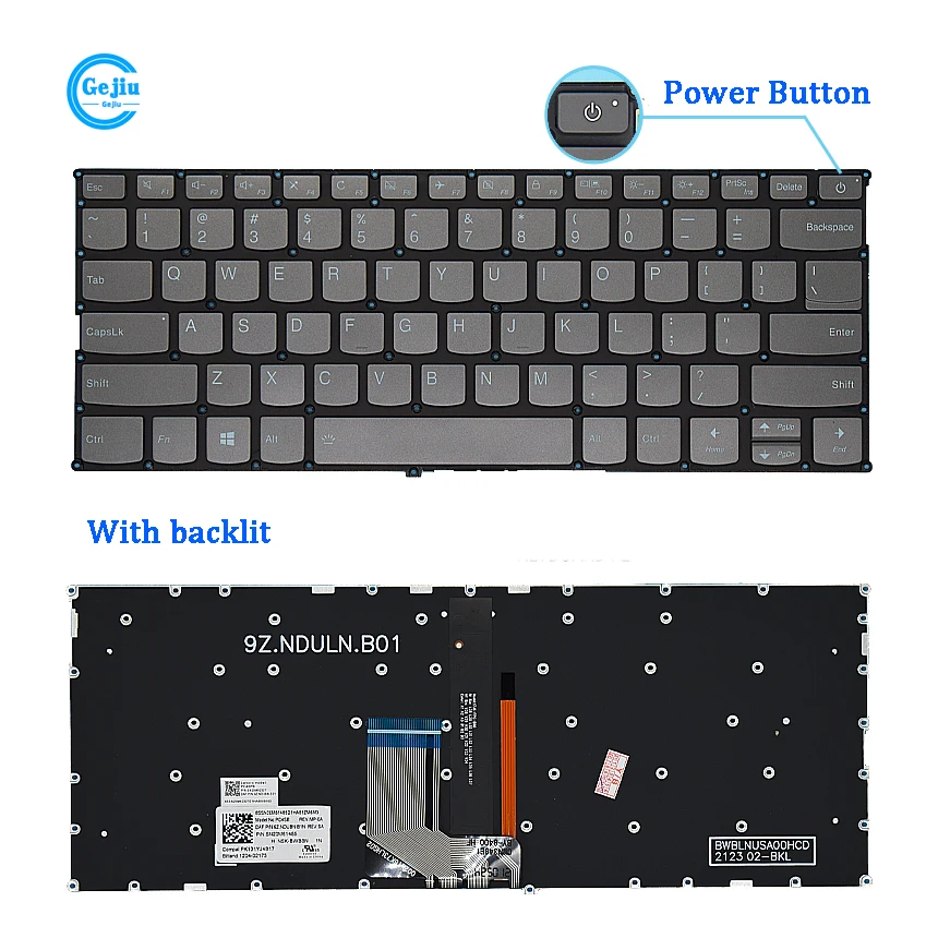 Новая клавиатура для ноутбука LENOVO V720-14 V530S K42-80 320S 7000-13 K42