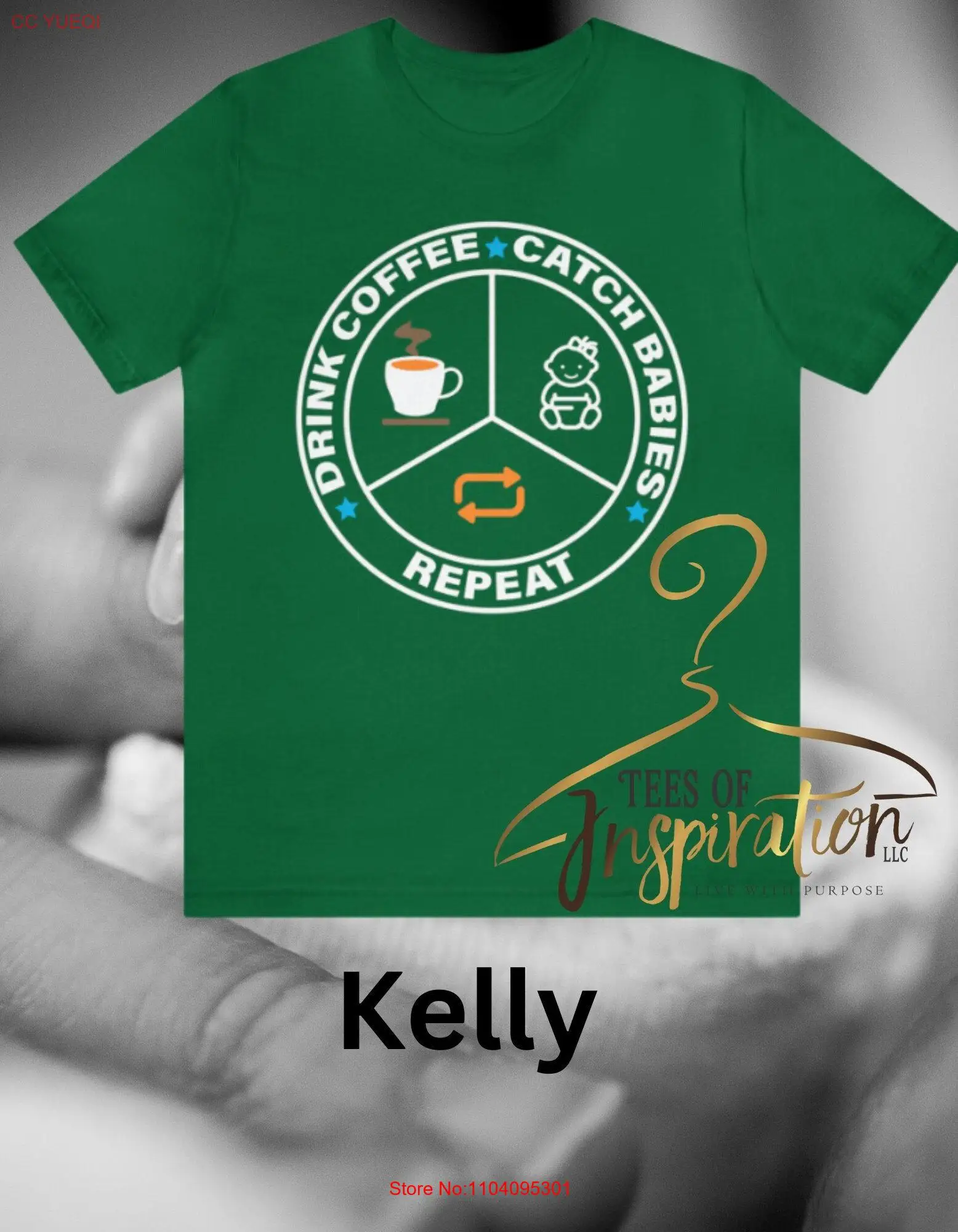 Футболка Doula Birth Baby Catcher послеродовая футболка с длинными или короткими рукавами