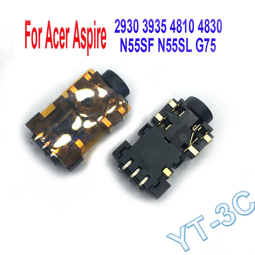 Новинка, разъем для наушников 3,5, 5 портов, 8 контактов, 2930 мм, внешний разъем для наушников Acer Aspire 3935, 4810, 4830, N55SF, N55SL, G75