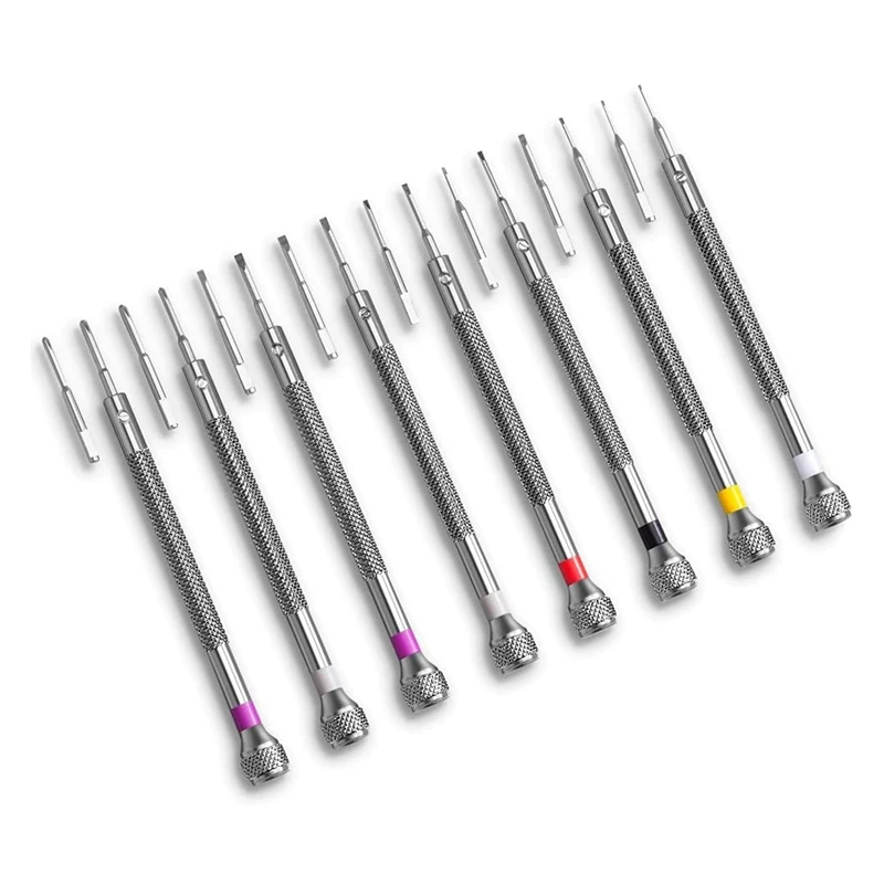 

Promotion! 8PCS Professional Screwdriver Set Mini Precision Screwdriver Kit 0.6-1.6Mm For Watch Eyeglasses Electronics Repair