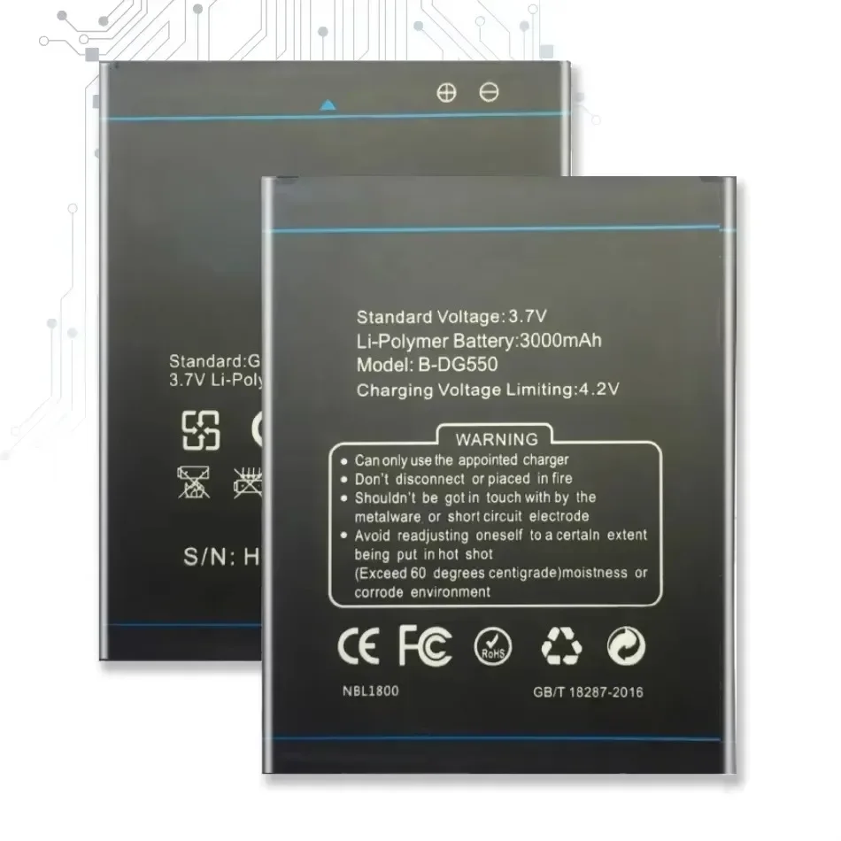 B-DG550 аккумулятор сотового телефона для Doogee DG550 Dagger 550 3000 мАч сменные аккумуляторы