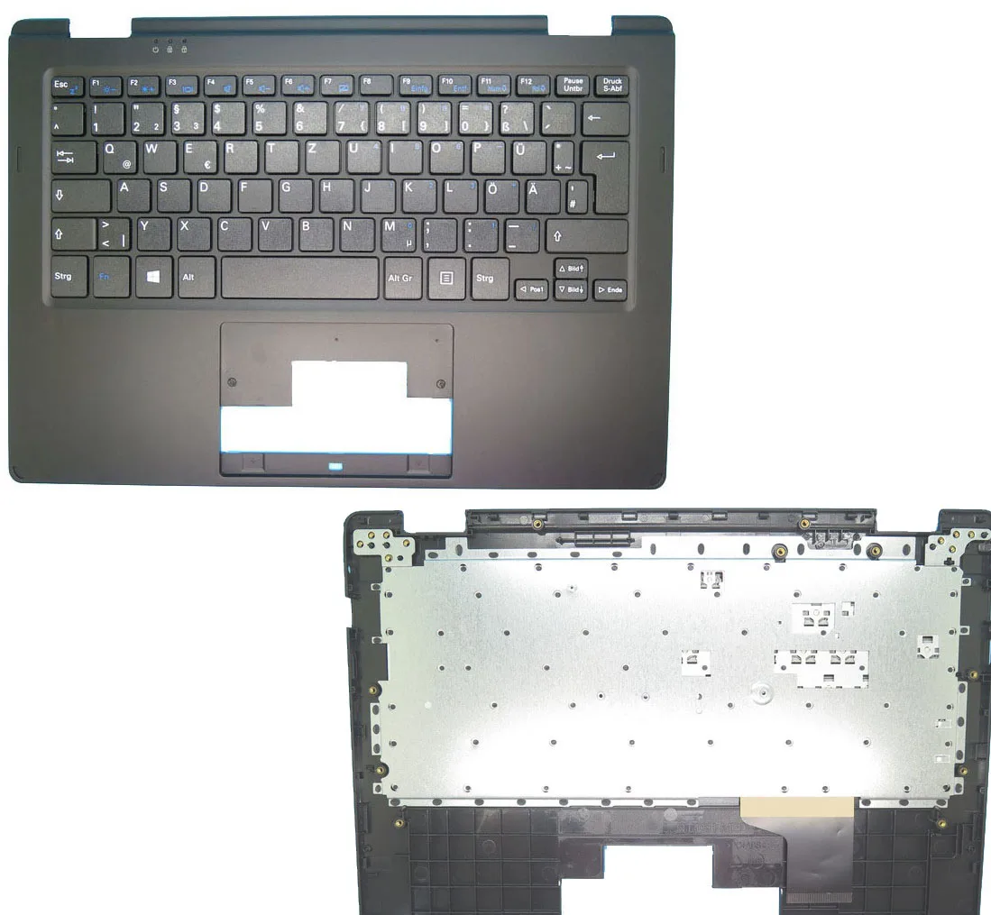 

Подставка для ноутбука и немецкая клавиатура GR ДЛЯ MEDION AKOYA E2217T MD60385 E2216T E2216 T MD99940 MD60900, черный корпус C