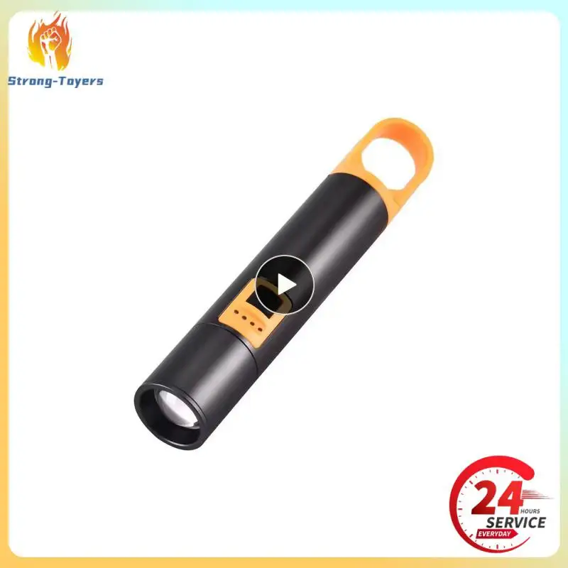 

Powerful Power Bank Aluminum Alloy Lamp Telescopic Super Bright Led Torch For Outdoor Lighting Flashlight Portable Camping Lamp