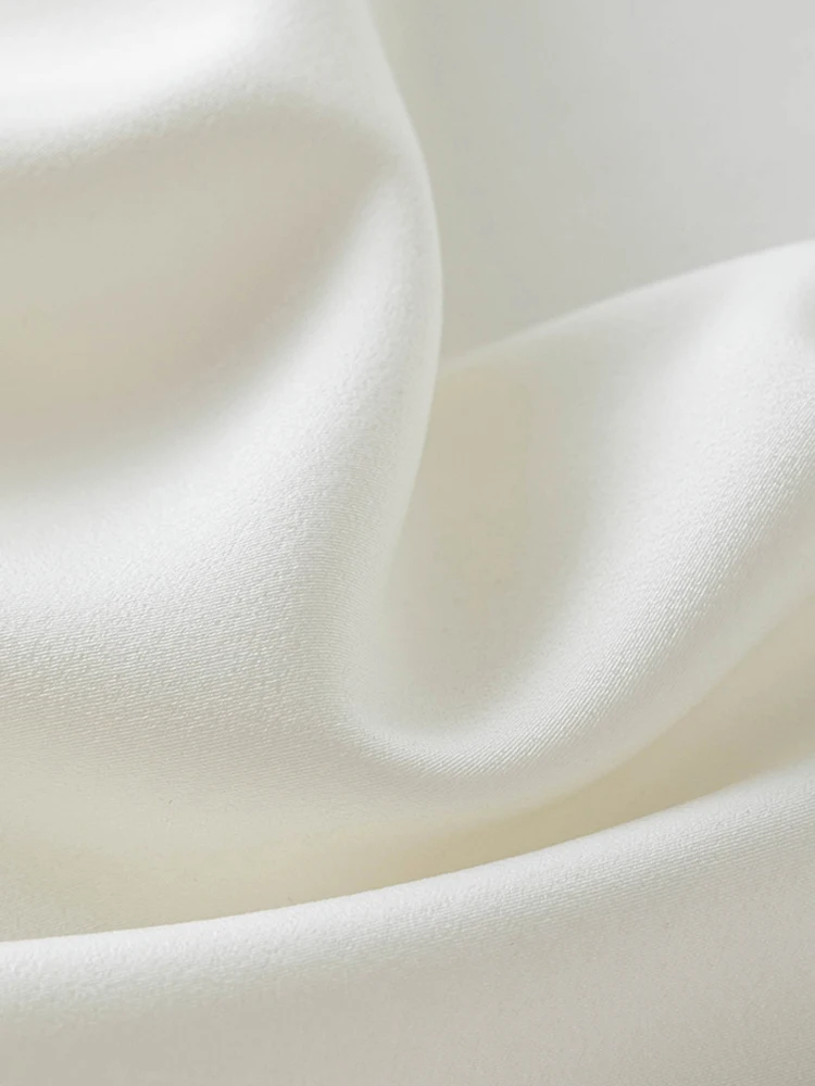 Женская рубашка с V-образным вырезом DUSHU белая и черная открытыми плечами