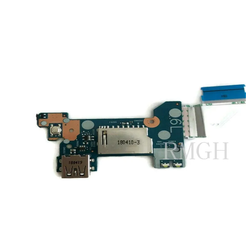 Enlarge Original Genuine  L23186-001   lecteur carte USB pour FOR HP 14-ck, avec câble  Tested 100% Good