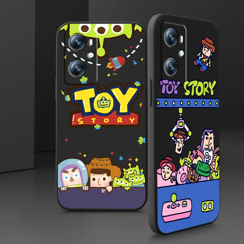 

Disney Toy Story Cute Cool Liquid Rope Phone Case For OPPO Find X5 X3 Lite F21 A96 A94 A93 A77 A76 A74 A72 A57 A53S A16 A9 5G