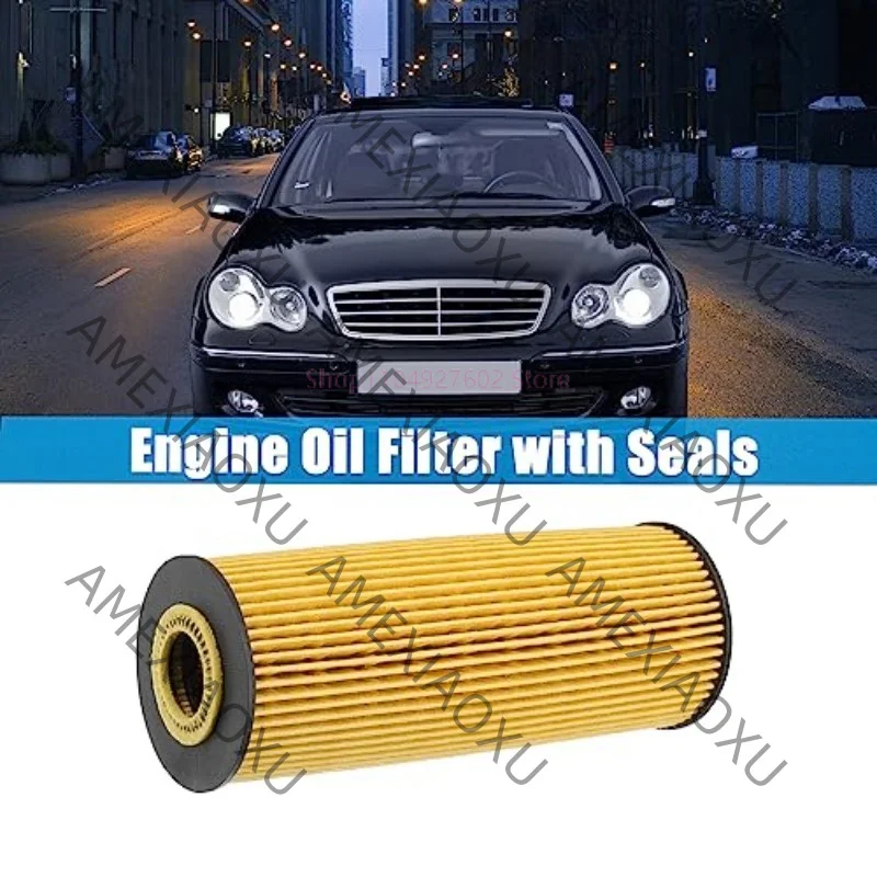 Фото Комплект из 2 автомобильных масляных фильтров A1041800109 для Mercedes Benz W202 W203 W210 W140 C180 C200 K E220 S SPRINTER VITO с двигателями M104 M111 AMEX №2