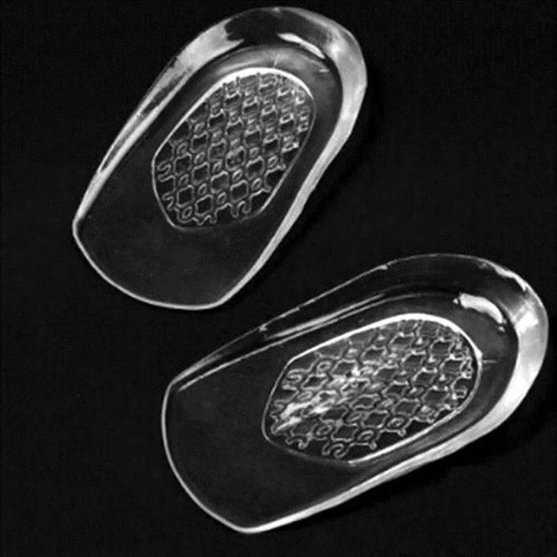 

Sdotter 1pair=2pcs Protect Heel Transparent Silica Gel Palm Pad Massage foot High heel Arch Running insoles Insert Cushion Foot