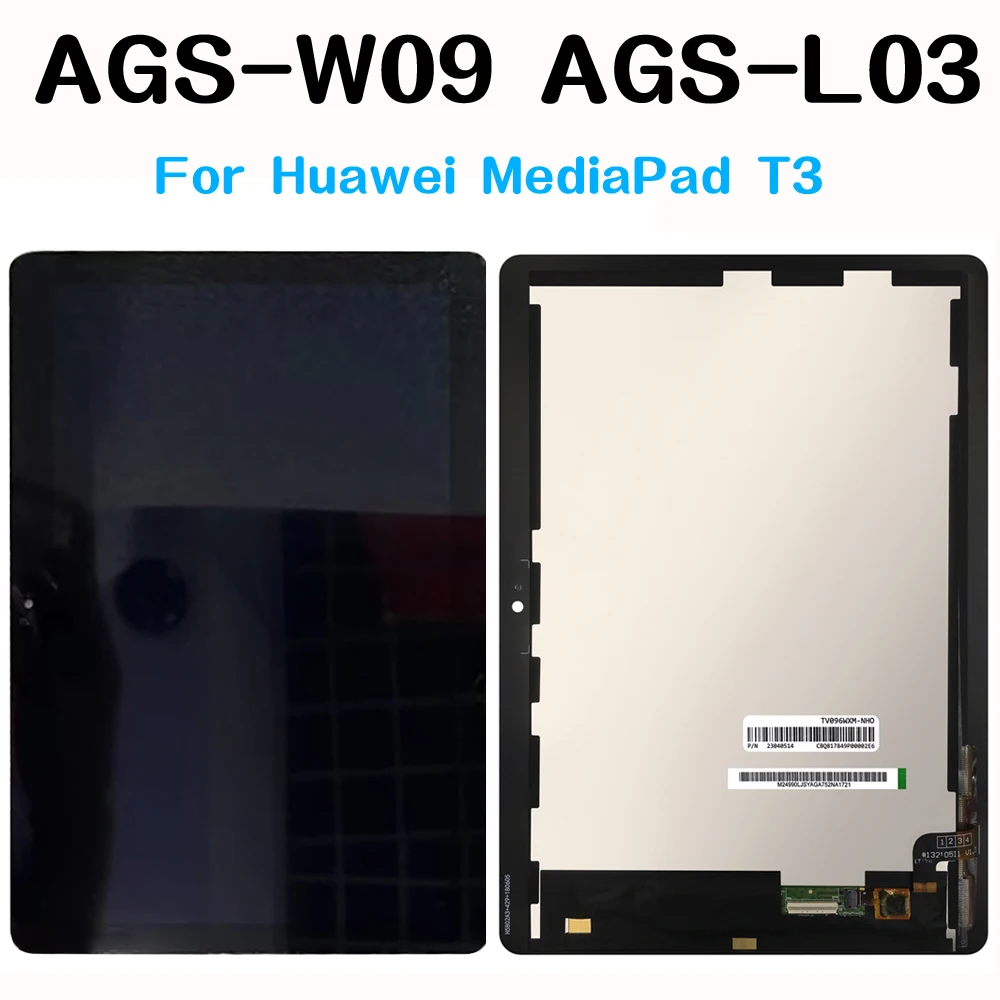 

9.6" For Huawei MediaPad T3 AGS-L09 AGS-W09 AGS-L03 LTE LCD Display With Touch Screen Digitizer Assembly