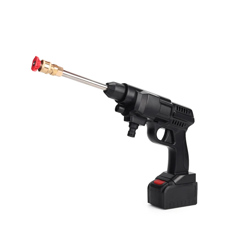 

wireless household high pressure car washing gun rechargeable lithium electric car washing