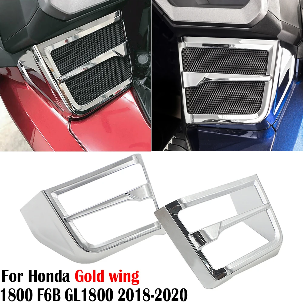For Honda Goldwing GL 1800 F6B GL1800 2018 2019 2020 New Motorcycle Accessories Front Chrome Speaker Grille Cover
