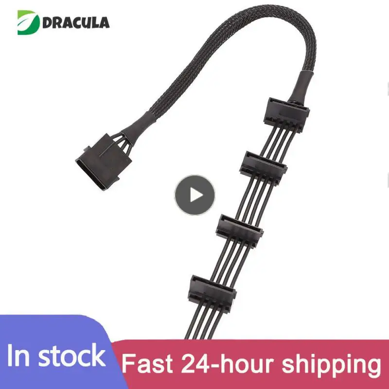

Hard Disk Cage Hard Drive Cage Separation Cable 4pin Tinned Copper Hard Drive Cage Cable Drive Splitter Hard Disk Group
