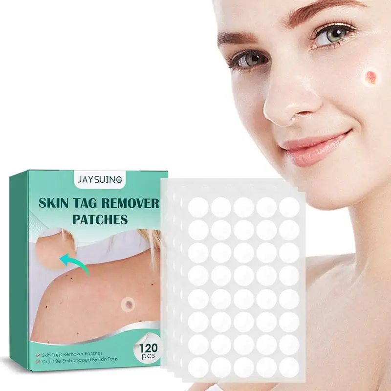 

120PCS Acne Wart Remover Pimple Wart Patch Hydrocolloid Gel Invisible Skin Tag Sticker Face Care