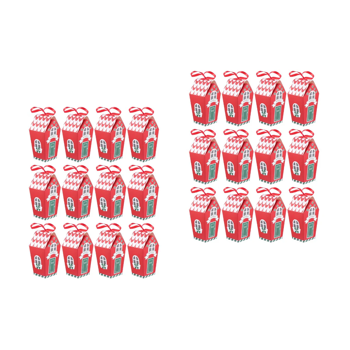 

Box Gift Christmas Boxes Candy Storage Paper Party Cookie Festivalcake Treat Snackholiday Decorative Ornament Gifts Holder