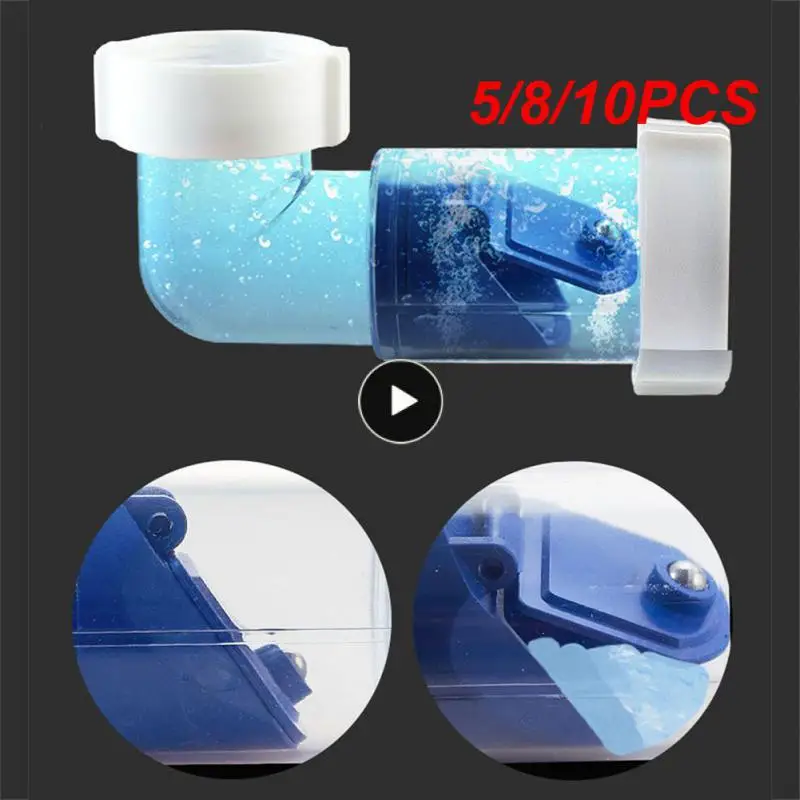 

5/8/10PCS Abs Drain Hose Rotate Kitchen Washbasin Corrugated Curved Pipe Sink Anti-blocking Expandable Drain Tube