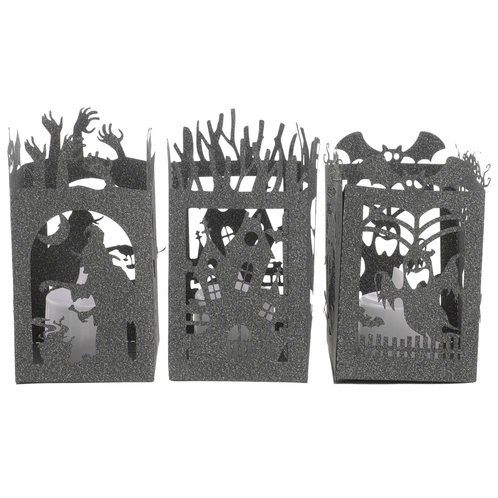 

Halloween Decoration Props Party Paper Spooky Table Decors Creative Light Favor