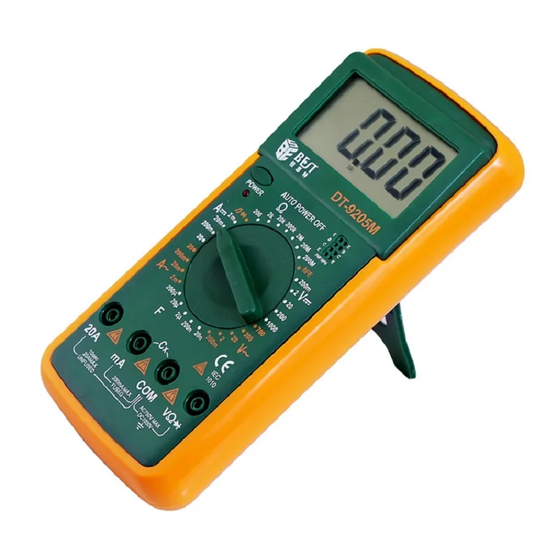 

Wholesale BEST 9205M Handheld LCD Screen Digital Multimeter Multimeter DT-9205M Upgraded version With buzzer Test Meter Dropship