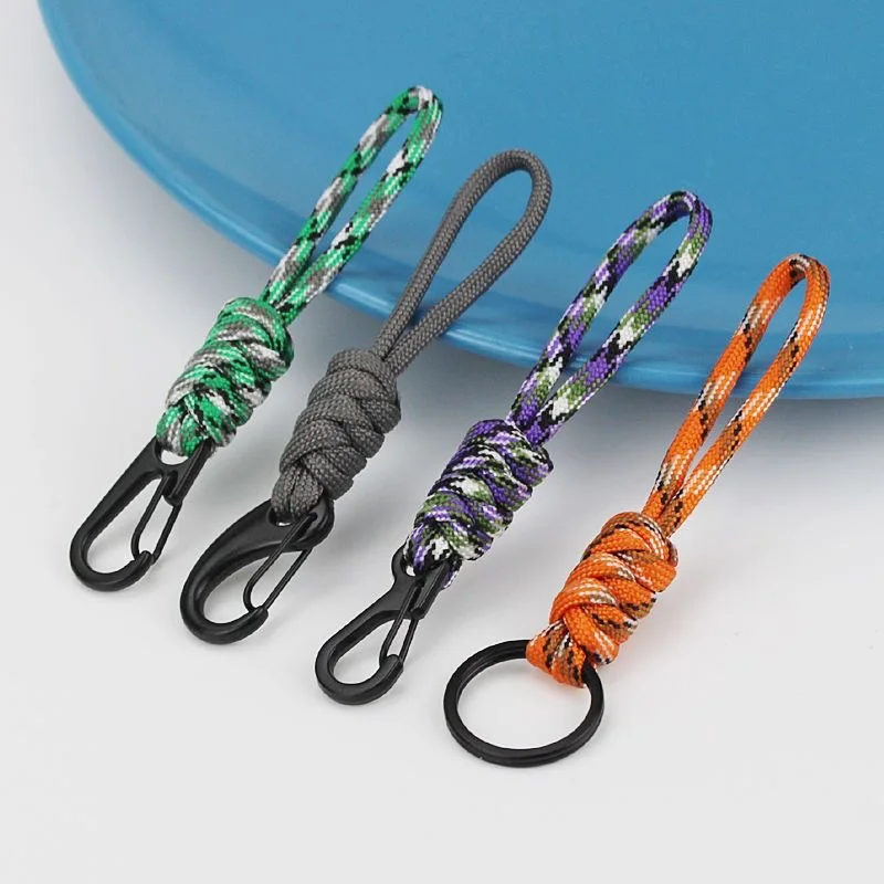 

Outdoor Rope Camera Anti-lost Lanyard Climb Keychain Wrist Rope Bracelet Tactical Survival Tool Carabiner Hook Cord Backpack
