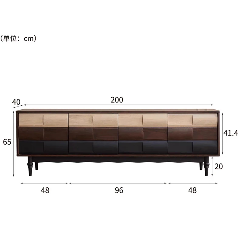 Мебель для хранения в гостиной дизайнерский шкаф телевизора современный стол