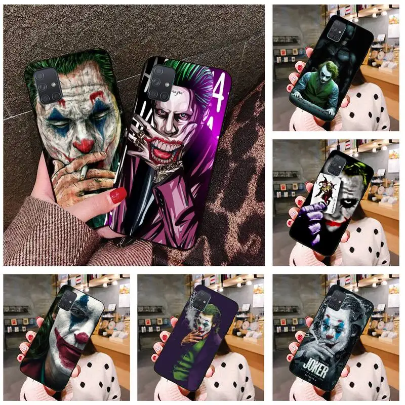 

Funny Joker Phone Case For Samsung Galaxy A52 A21S A02S A12 A31 A81 A10 A30 A32 A50 A80 A71 A51 5G