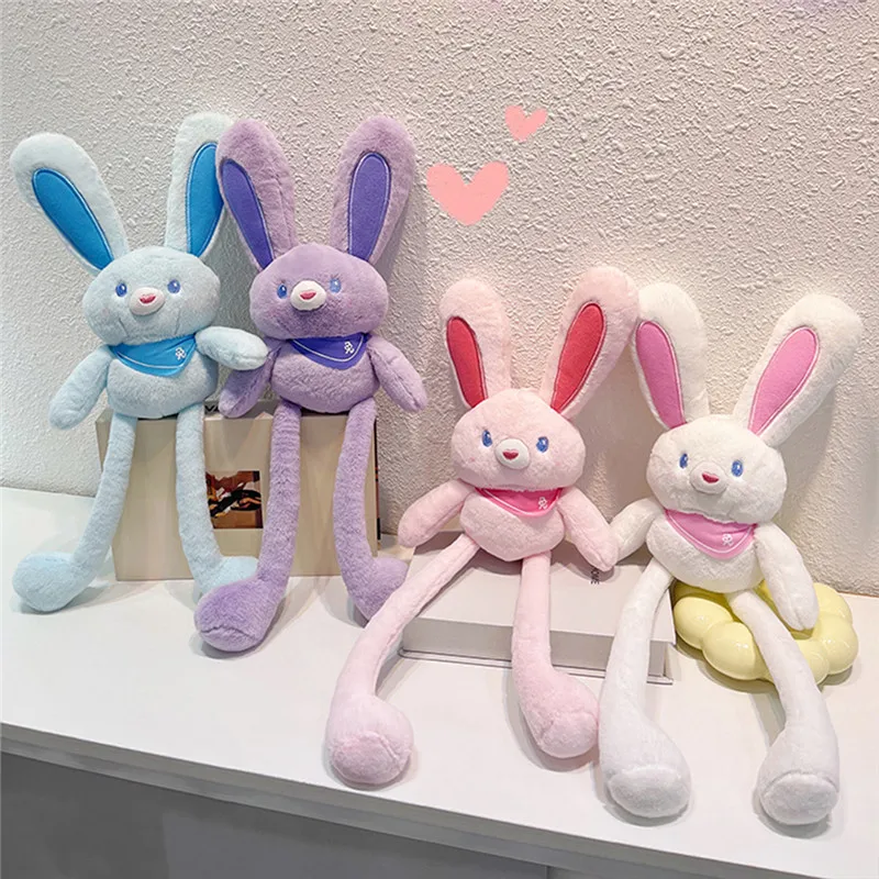 

Pulling Ears Rabbit Plush Toy 28cm Baby Toys Soft Bunny Doll Children Toys Gifts For Girls Keychain Plushies Toys For Children