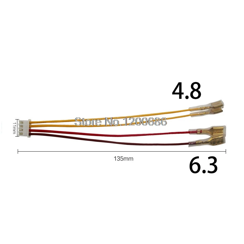 20AWG 4 8 мм 6 3 140 разъем 4-контактные провода Совместимые аркадные позолоченные и