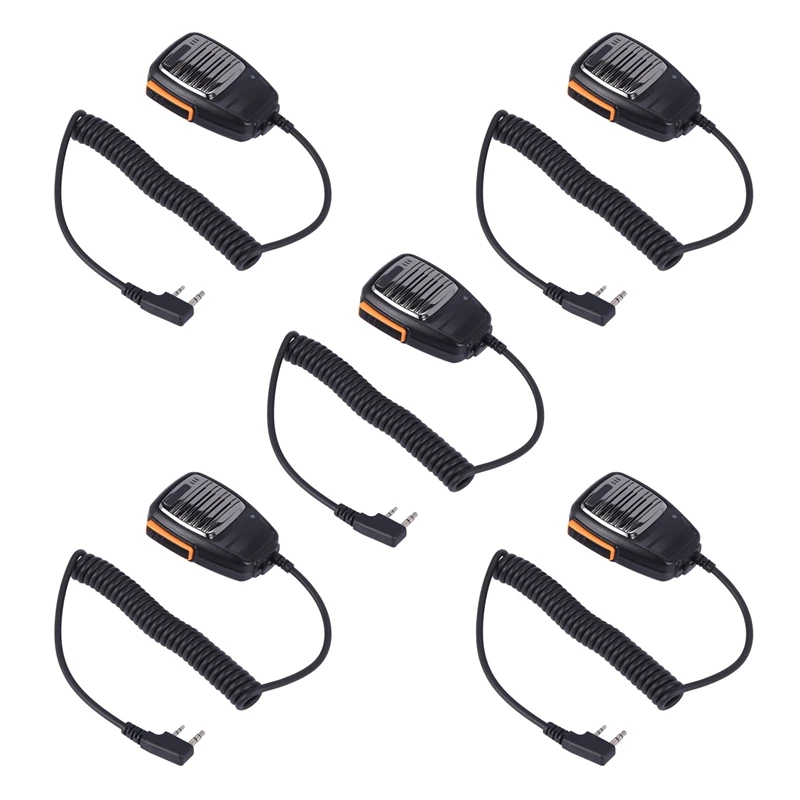 

5X Speaker Microphone Microphone For Baofeng UV-5R UV5R UV-5RE UV-B6 BF-BF-UVB2 Baofeng Two-Way