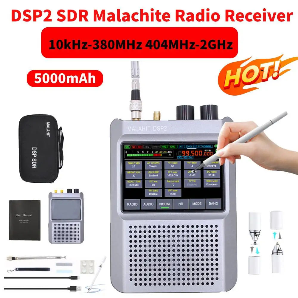 Новая прошивка 2 30 второе поколение 10 кГц-380 МГц 404 МГц-2 ГГц Malahit-DSP2/DSP1 SDR