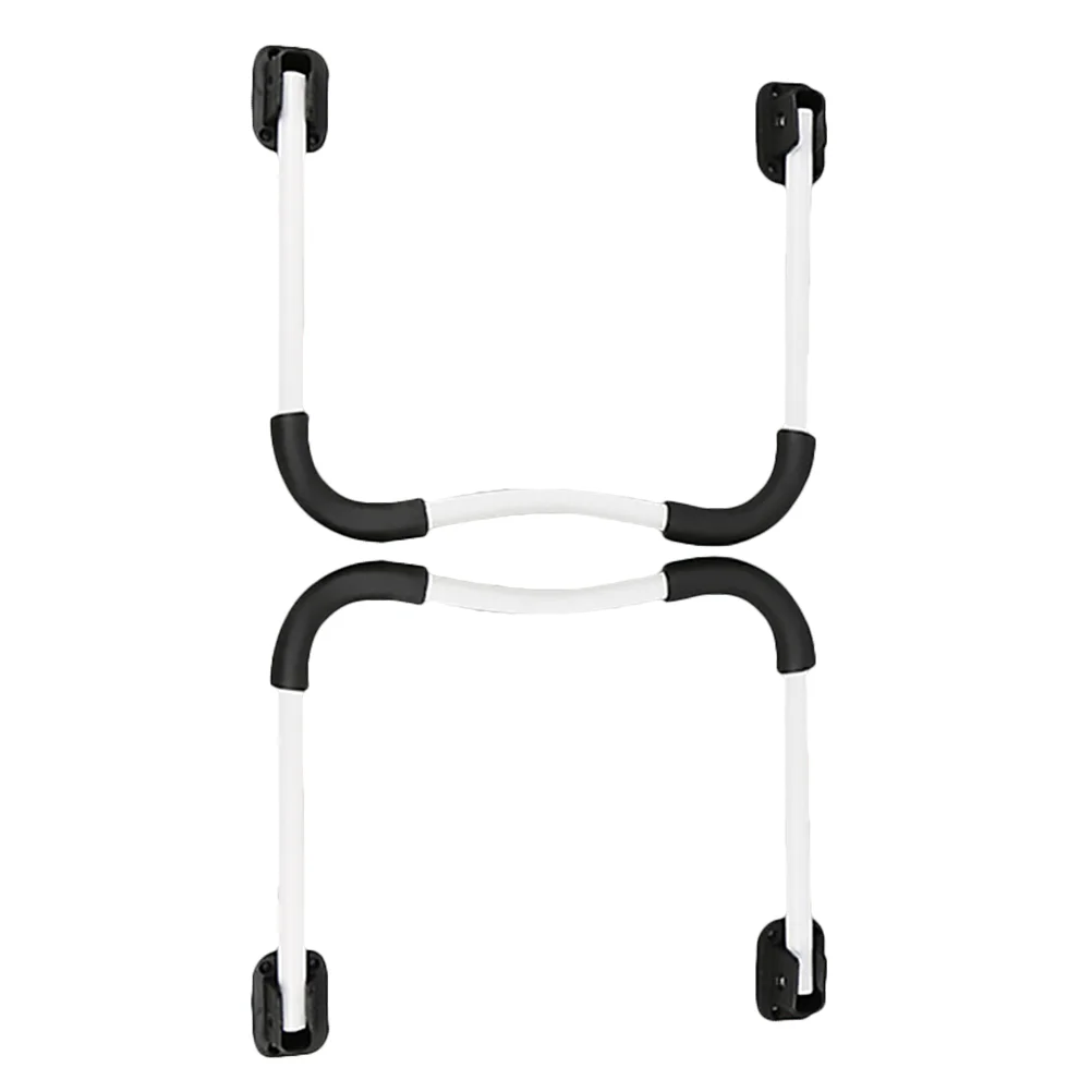 

2 Pcs Computer Stand Metal Coffee Supply Iron Bracket Replacement Desk Home