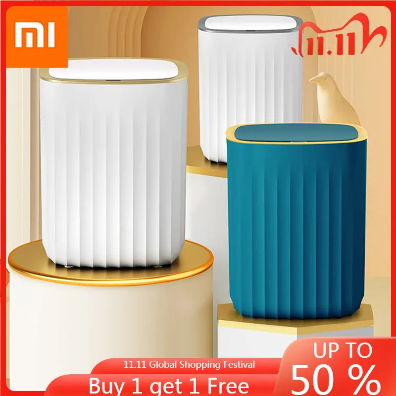 

Xiaomi Mijia 12L/15L Smart Sensor Trash Can Household Automatic Electronic Trash Can Kitchen Waste Bin for Kitchen Bathroom