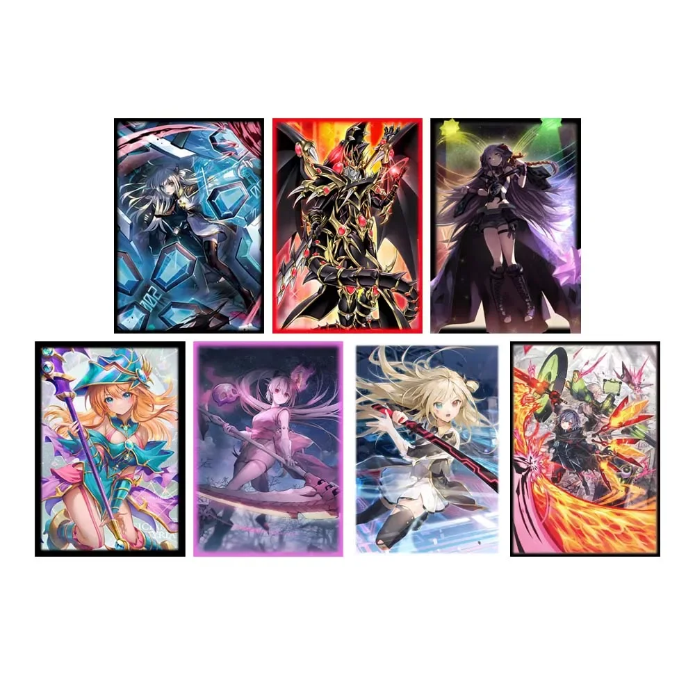 Рукав для лазерной карты своими руками 50 шт. Yu-Gi-Oh! Защитный чехол Dark Magician Girl Red