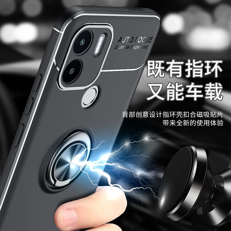 For Redmi A1 Plus Case for Xiaomi Redmi A1+ Plus Cover Funda Armor Shockproof Megnet Stand Holder Phone Bumper Redmi A1 Plus