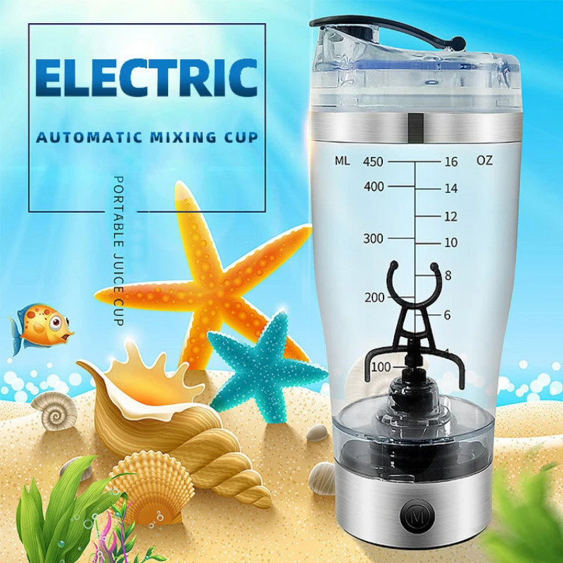 

Portable Shaker Bottle USB Rechargeable Electric Mixing Cup Protein Powder Mixer Shaker Bottle Protein Shaker Protein Cup Shaker